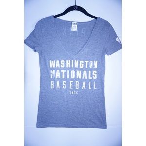 Victoria Secret PINK gray v neck